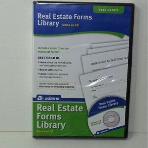 Adams Real Estate Forms Library On CD